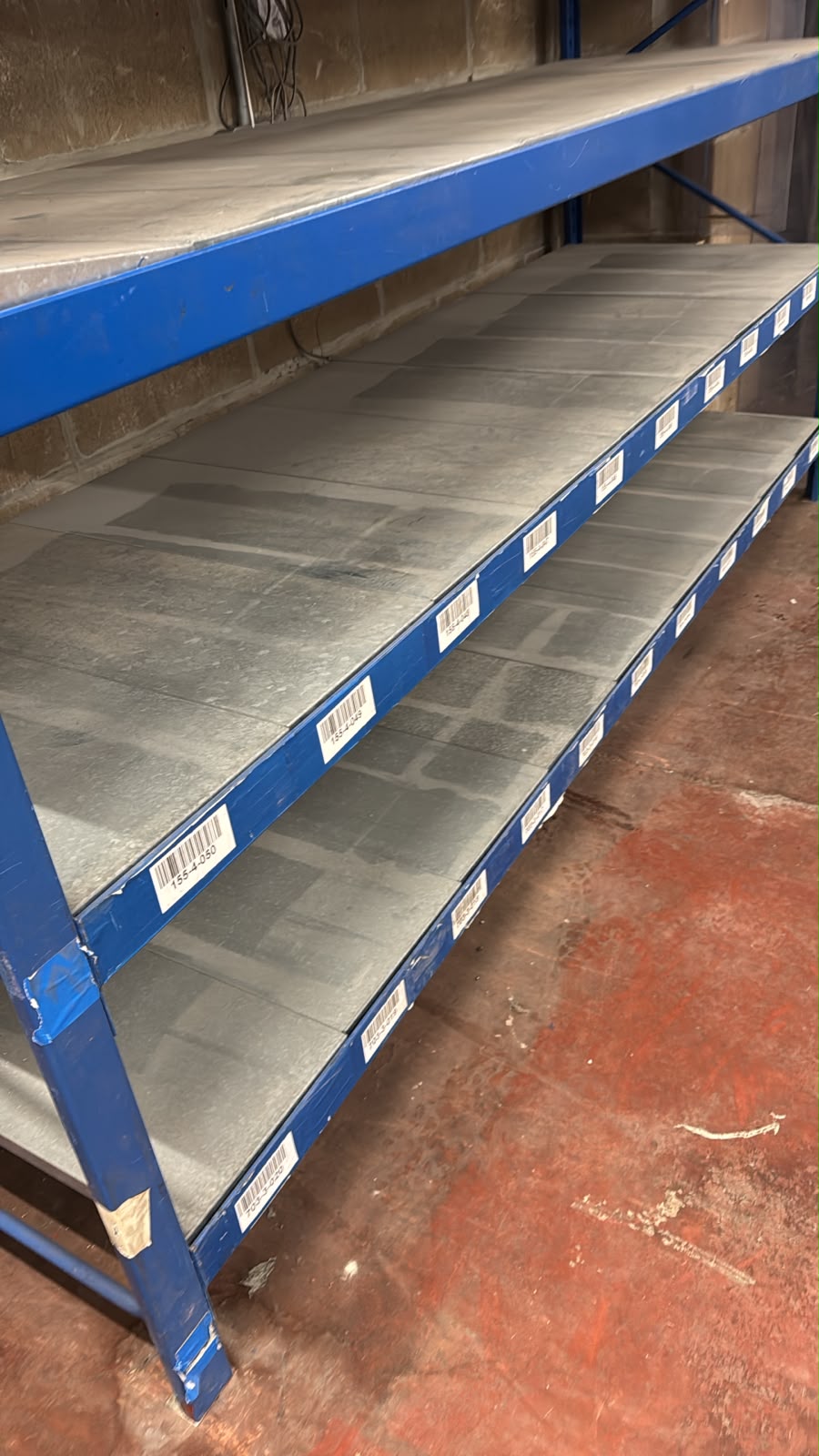 Used Longspan Shelving - Choose Bay Option - Metal Drop in Panels
