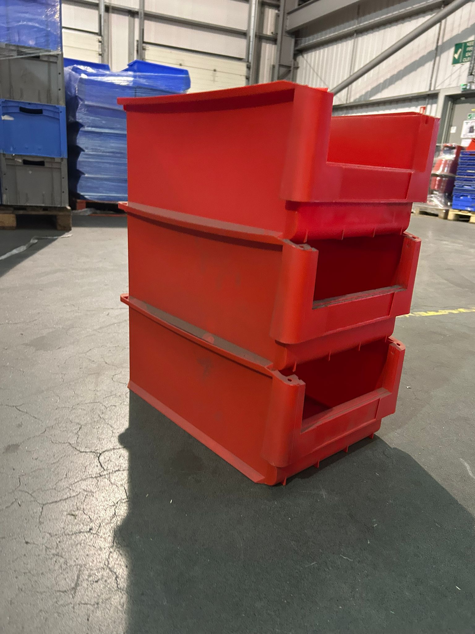 56 x Stackable Storage Boxes - 200x310x500mm