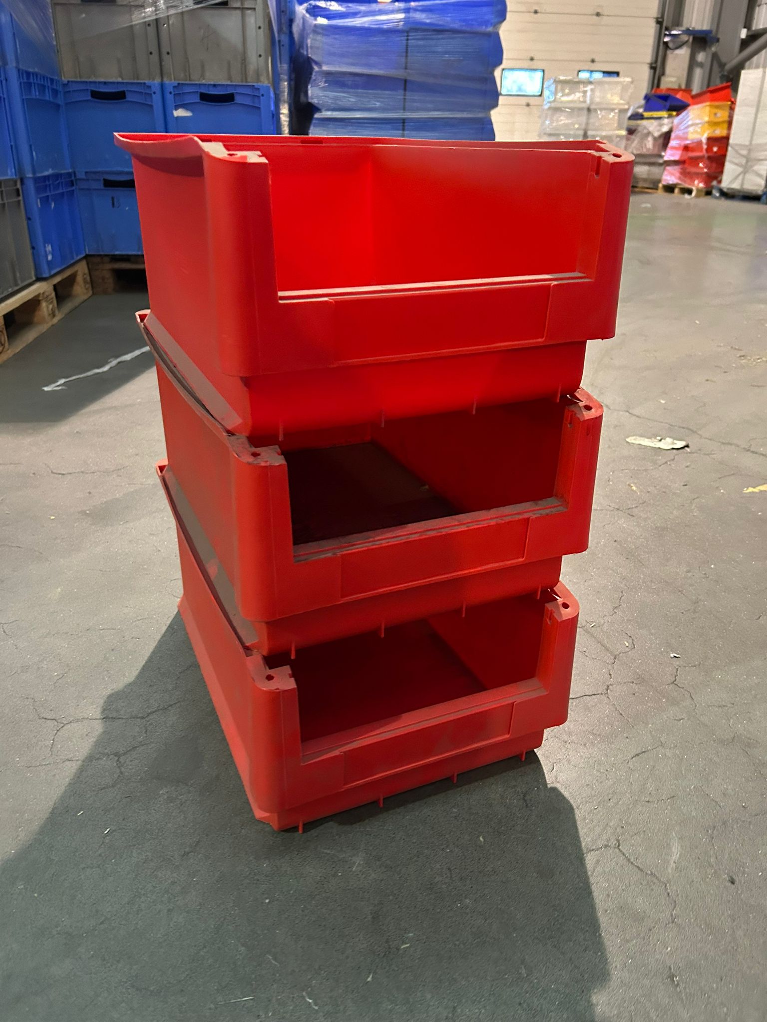 56 x Stackable Storage Boxes - 200x310x500mm