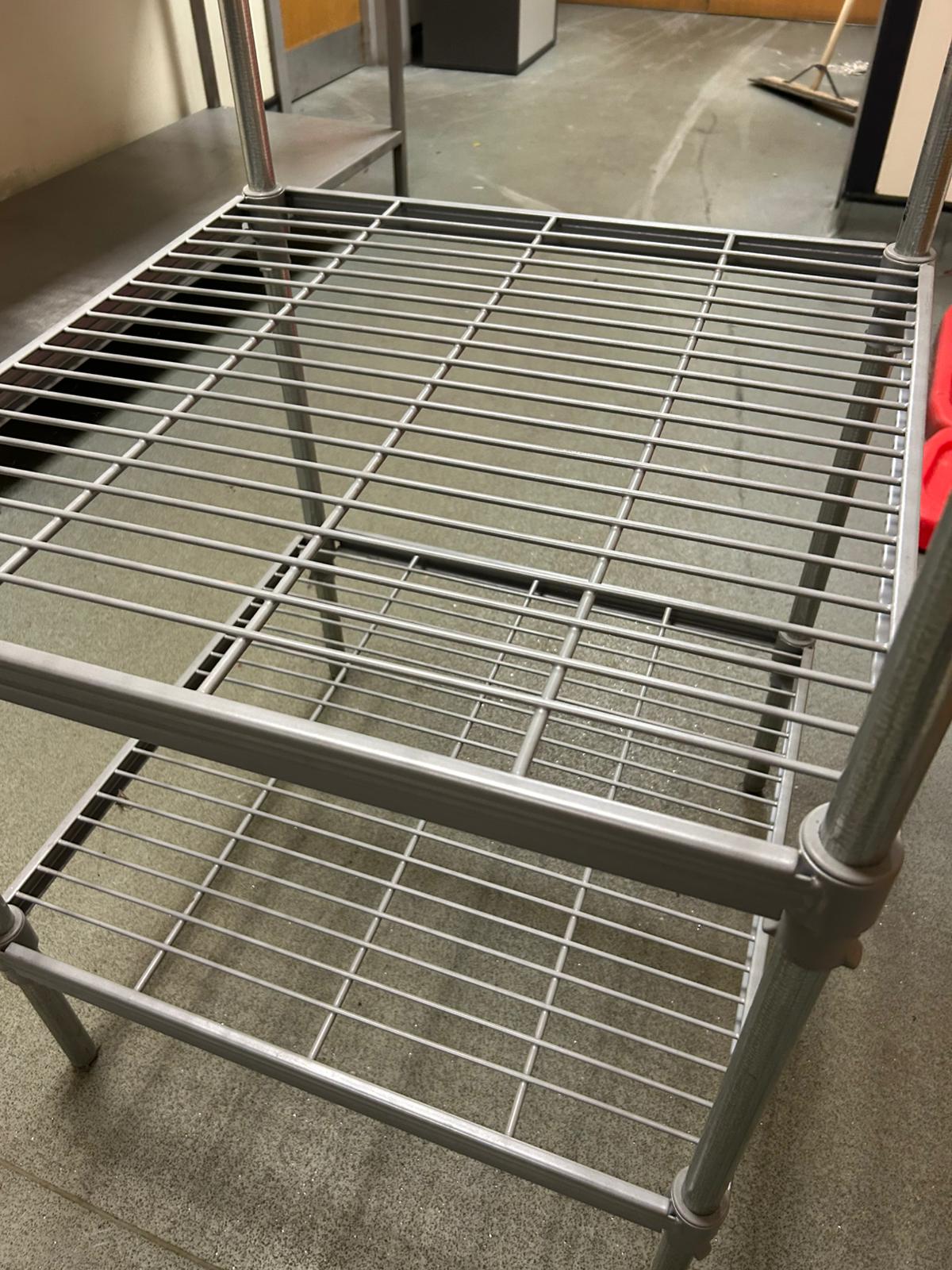 Used 4 Tier Shelving Unit - Durable Storage Solution