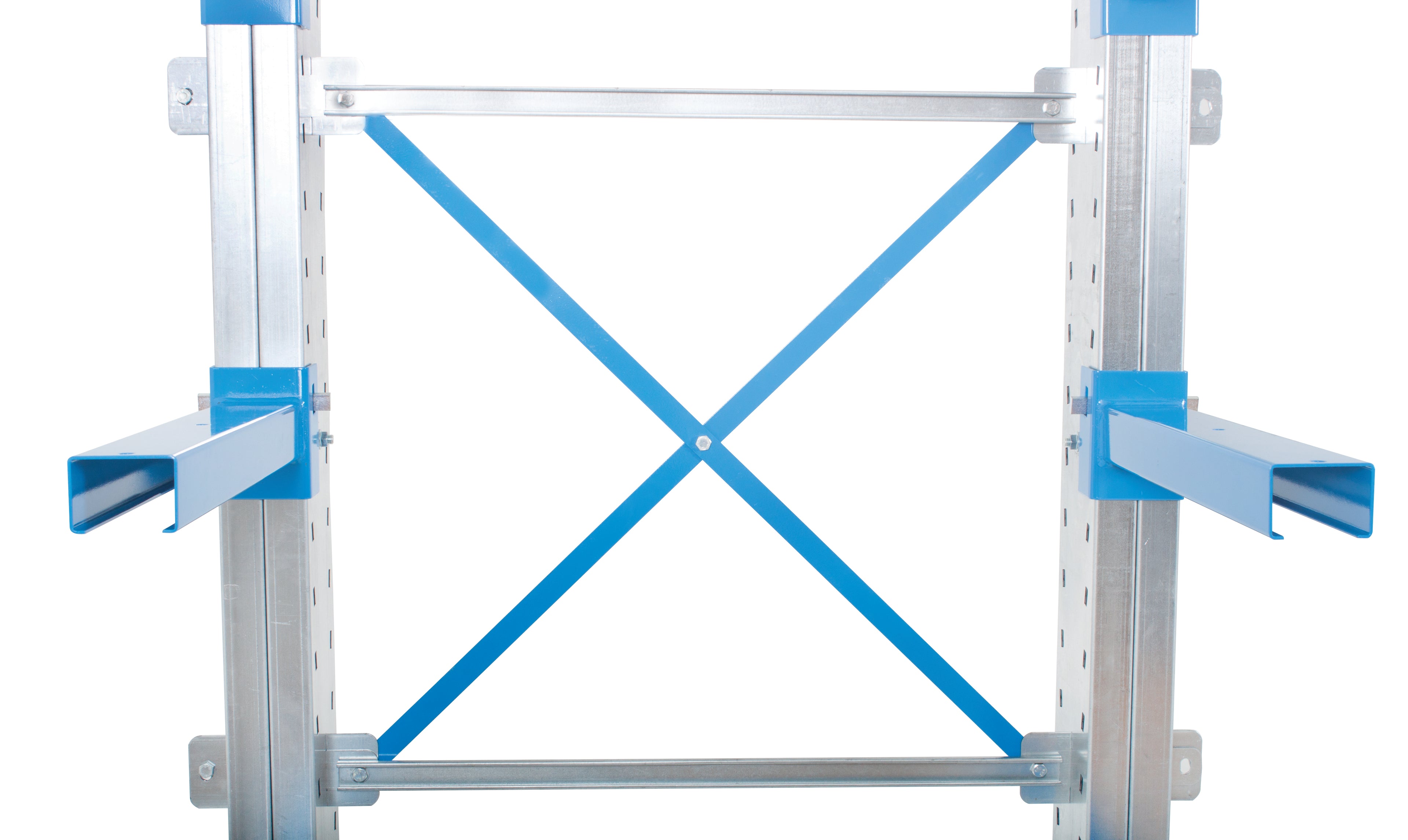 New Cantilever Racking Single Sided - Choose Height - Choose Arm Length - 4 Joined Bays