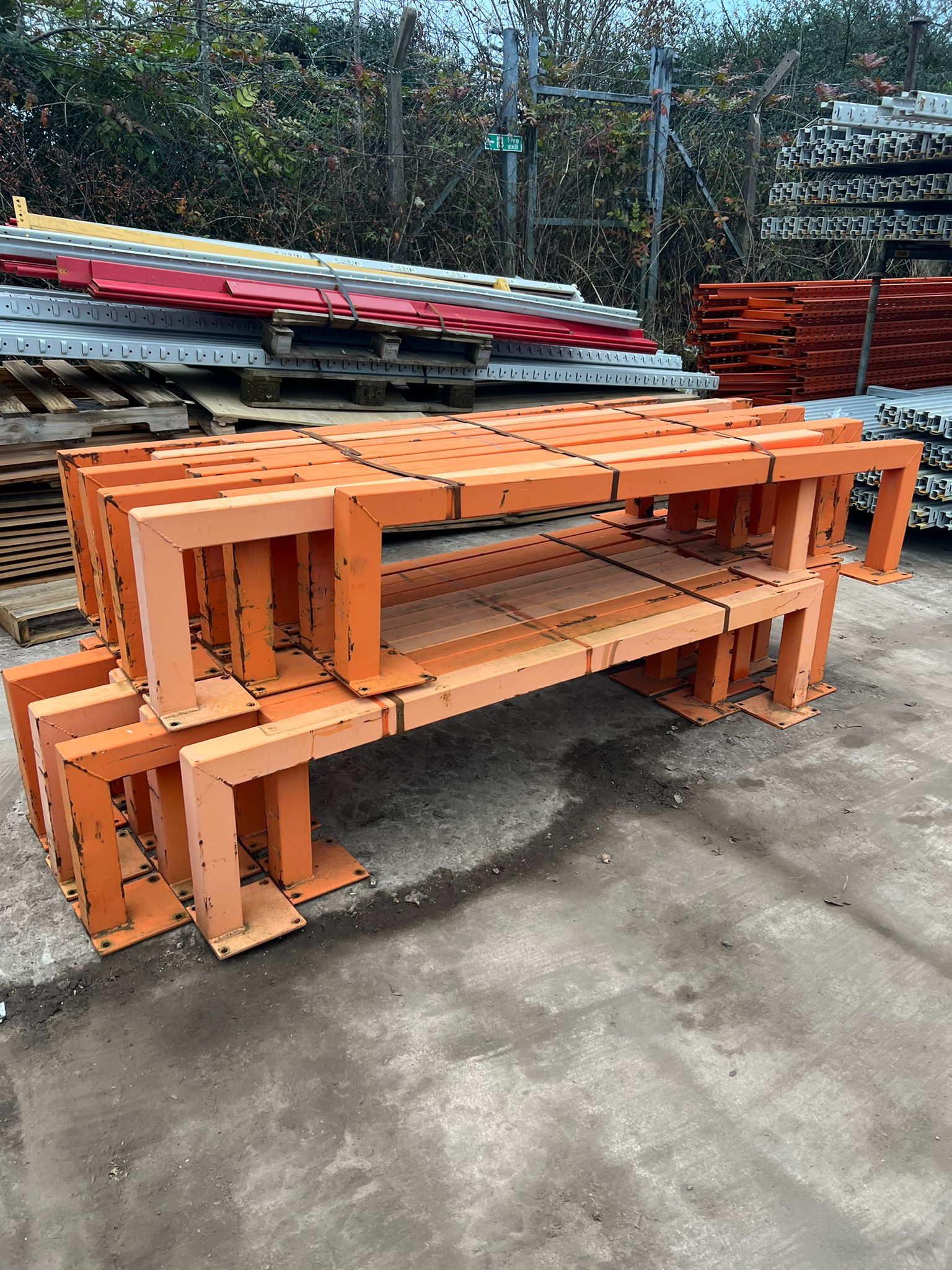 Used Pallet Racking End Barrier Protection - 2.1 metre