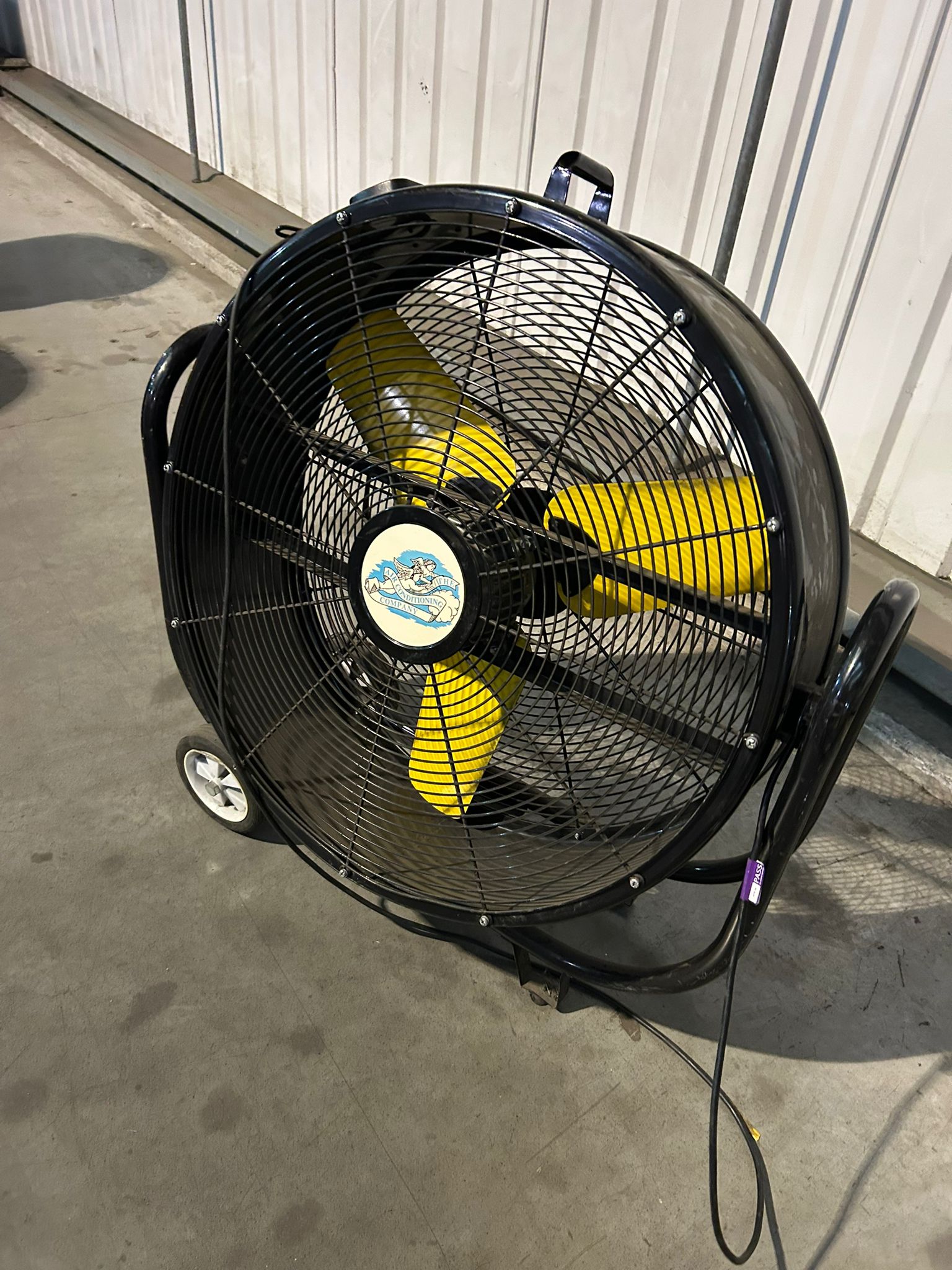 Used Large Industrial Heavy Duty Fan - 1000mm High