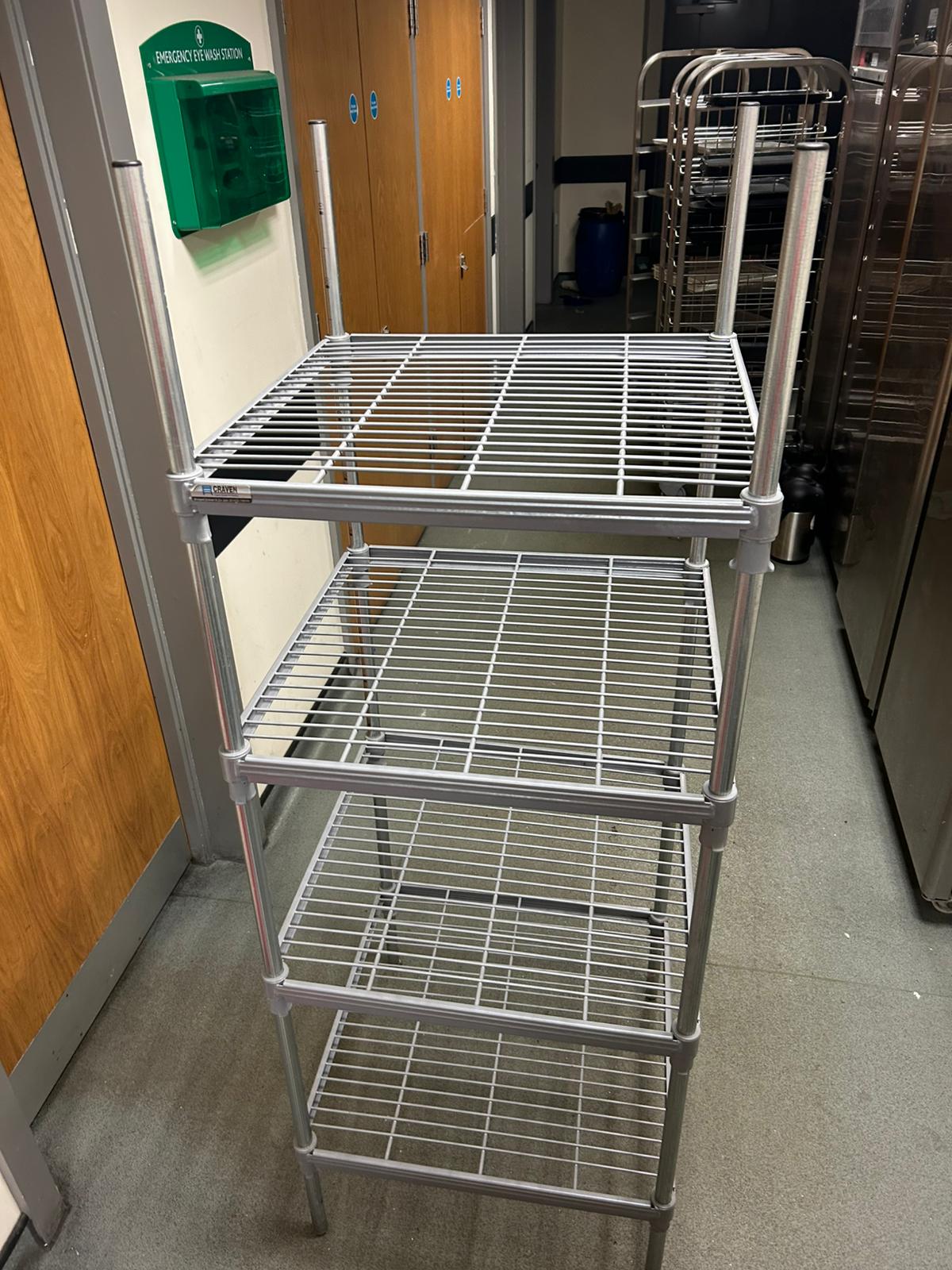 Used 4 Tier Shelving Unit - Durable Storage Solution