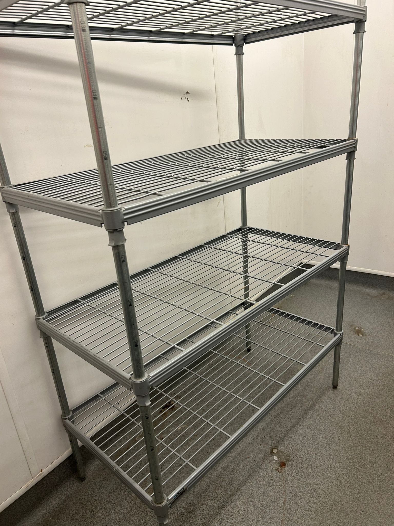 Used Silver Catering Pantry Shelving - Sturdy and Reliable