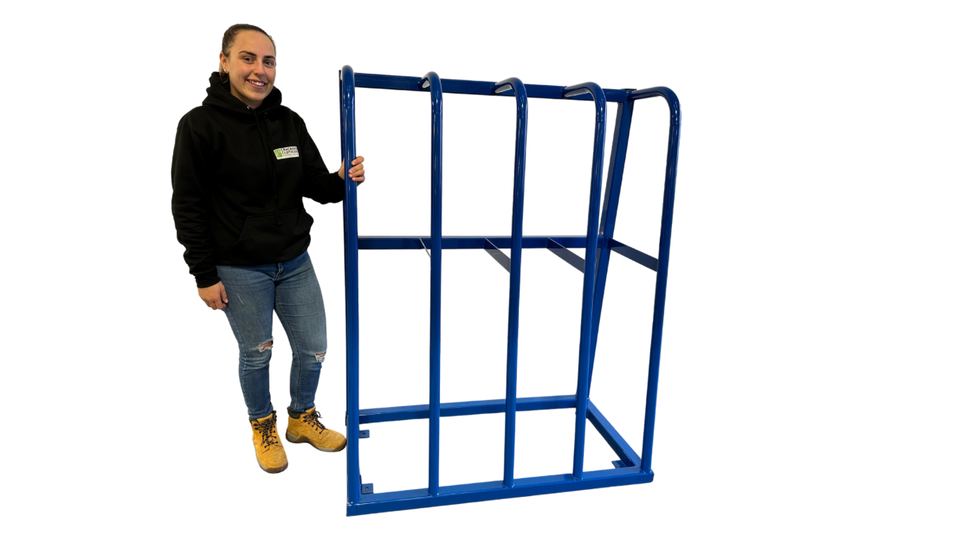 Vertical Storage Rack - 4 Sections - Vertical Storage - Cracking Racking