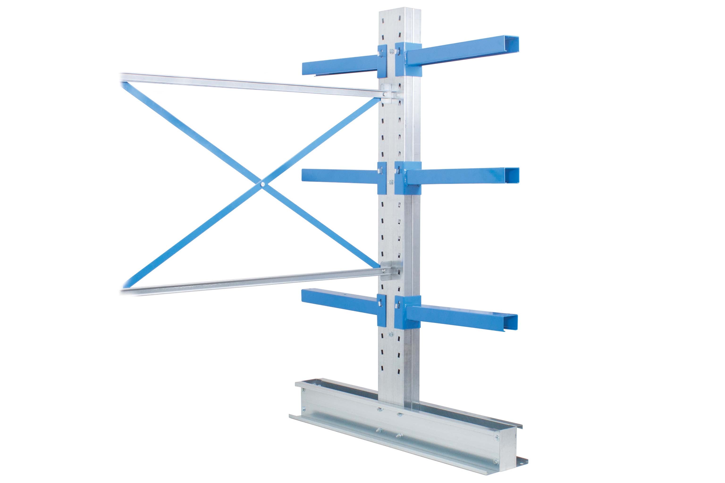 Double-Sided Cantilever Racking Extension Bay - Cantilever Racking - Cracking Racking